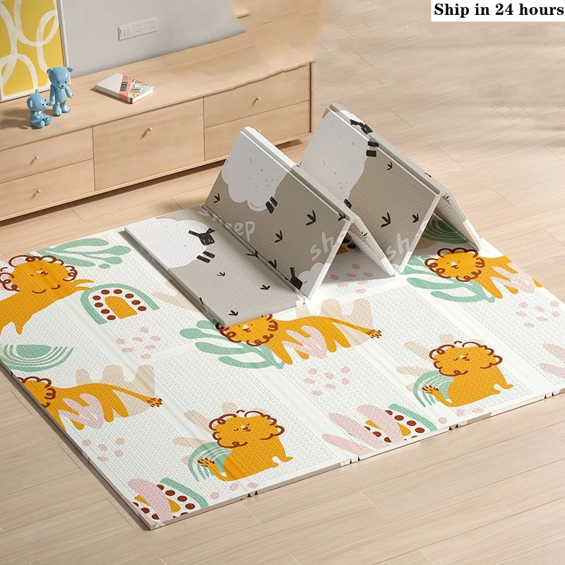 Kids Education Rug - Baby Play Mats Foldable Xpe Puzzle