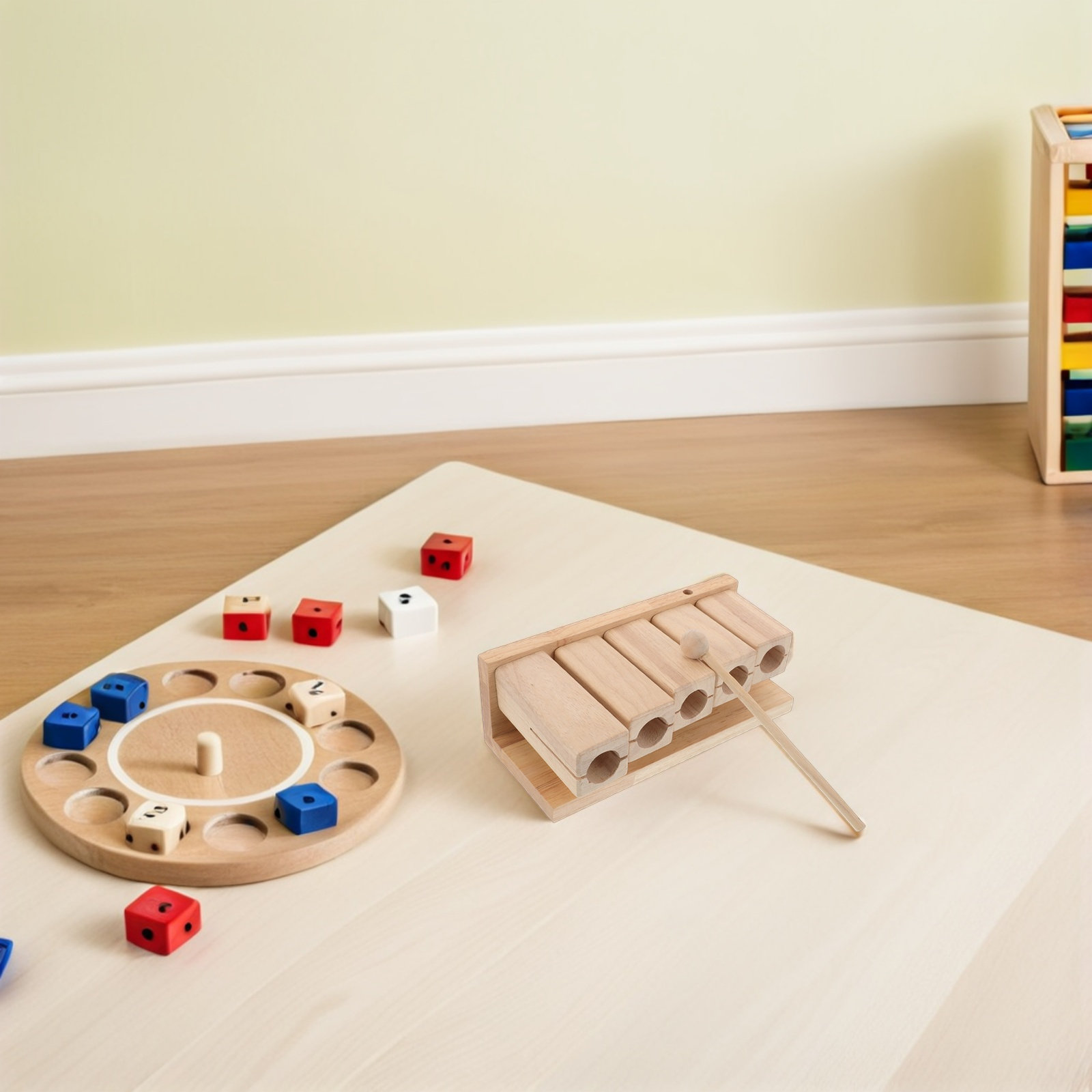 Kids Yoga Education - Wood Percussion Tones Hand Percussion Musical