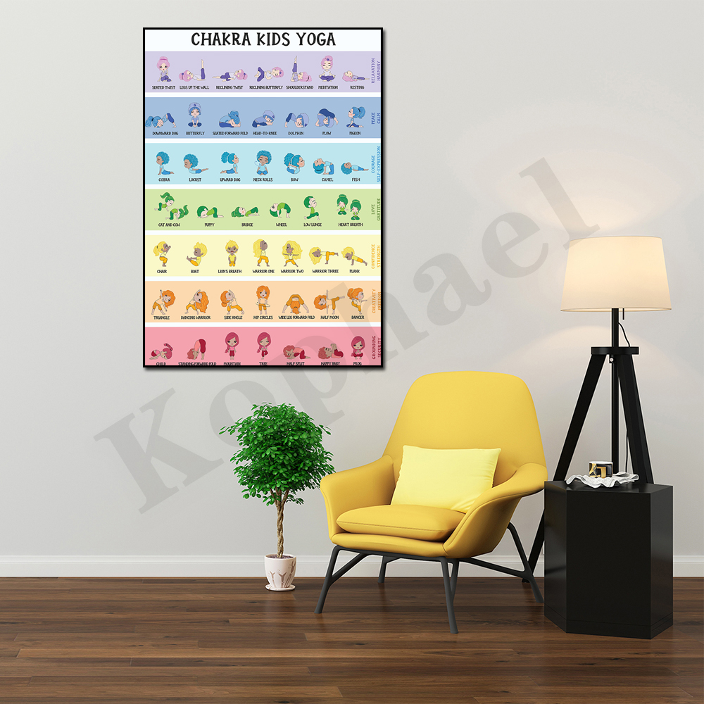 Chakra Yoga Poses for Kids Sch – Kids Yoga Education Bewertung und Preis