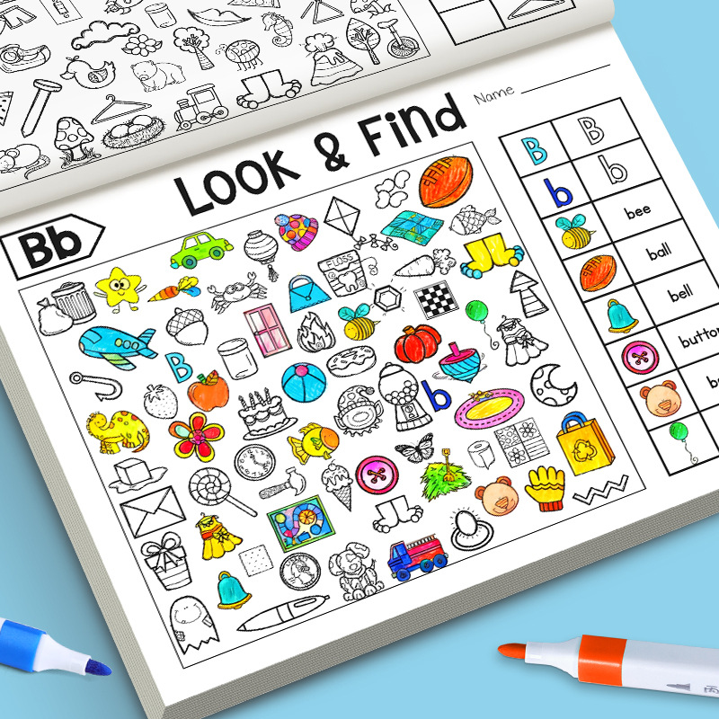 Kids Finding Item Fun Coloring – Kids Education Picture Bewertung und Preis