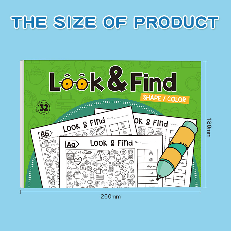 Kids Finding Item Fun Coloring – Kids Education Picture Bewertung und Preis