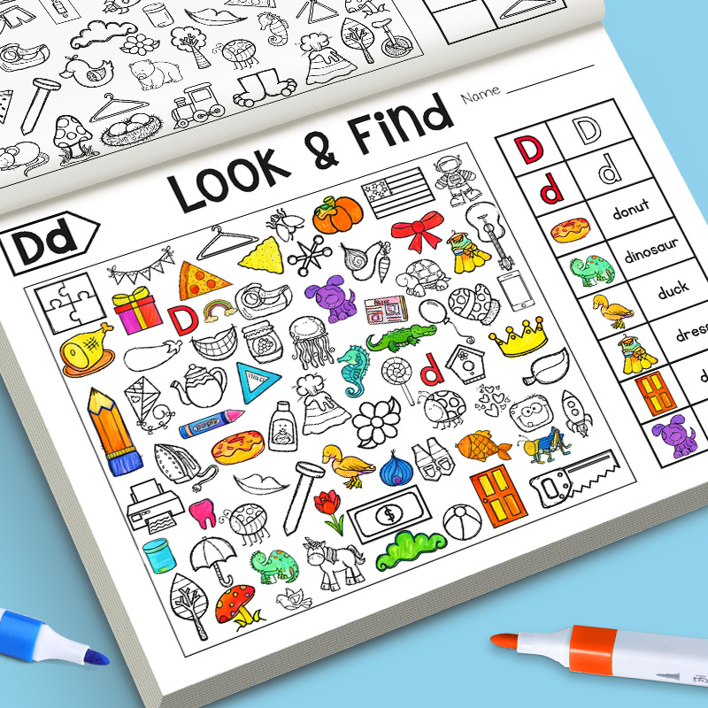 Kids Finding Item Fun Coloring – Kids Education Picture Bewertung und Preis