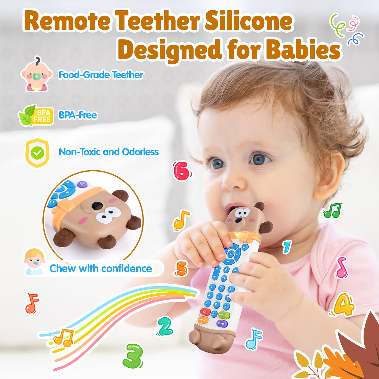 Infant Simulation TV Remote Co – Kids Education Learn Tv Bewertung und Preis