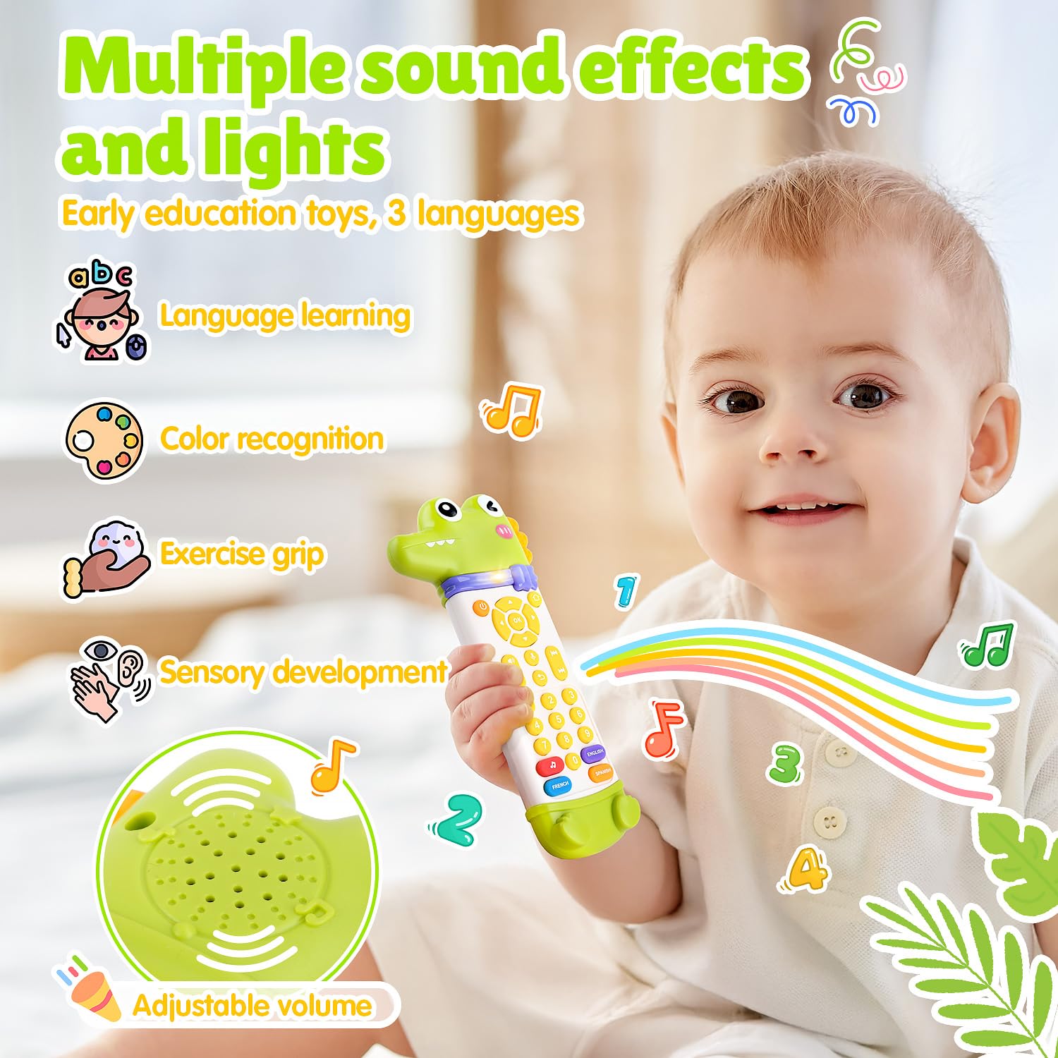 Infant Simulation TV Remote Co – Kids Education Learn Tv Bewertung und Preis