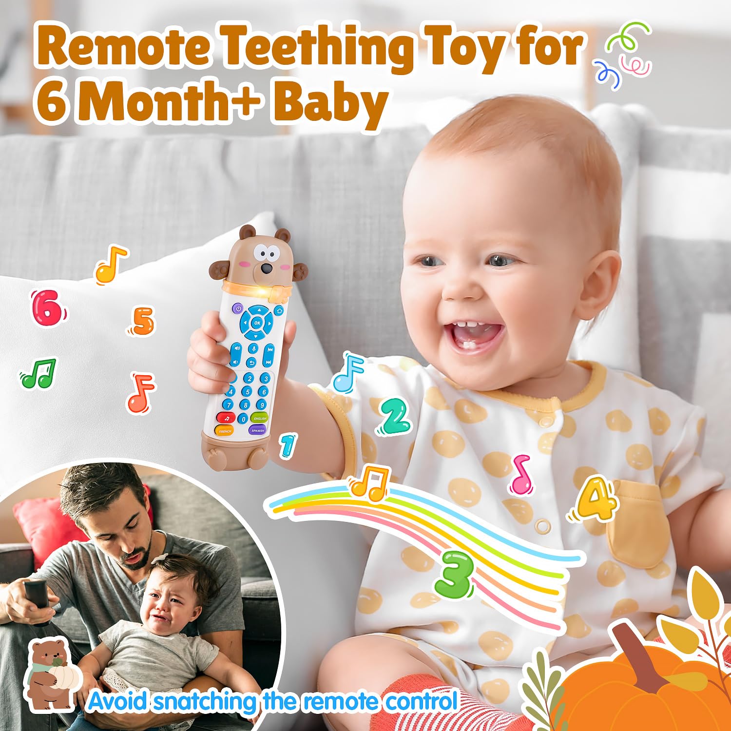 Infant Simulation TV Remote Co – Kids Education Learn Tv Bewertung und Preis