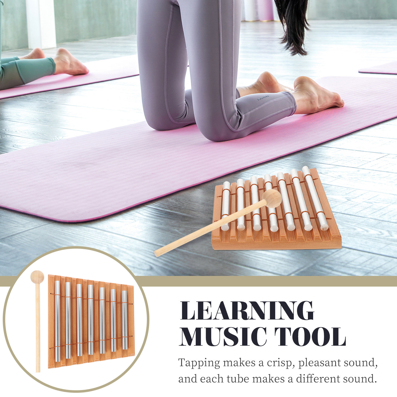 1Set Wooden Classroom Chime Se – Kids Yoga Education Bewertung und Preis