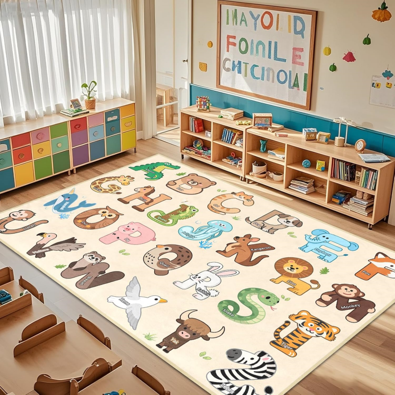 VIKAMA Animal Alphabet Kids Pl – Kids Education Rug Bewertung und Preis