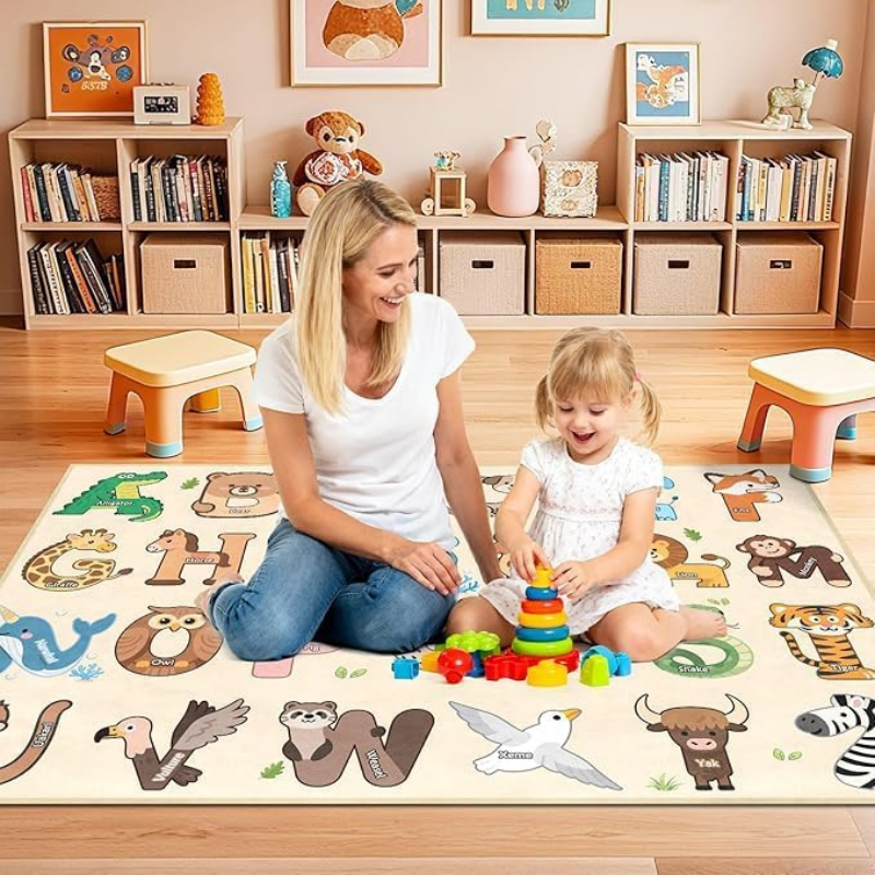 VIKAMA Animal Alphabet Kids Pl – Kids Education Rug Bewertung und Preis