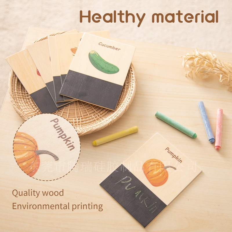Wooden Cognition Flash Cards W – Kids Education Picture Bewertung und Preis