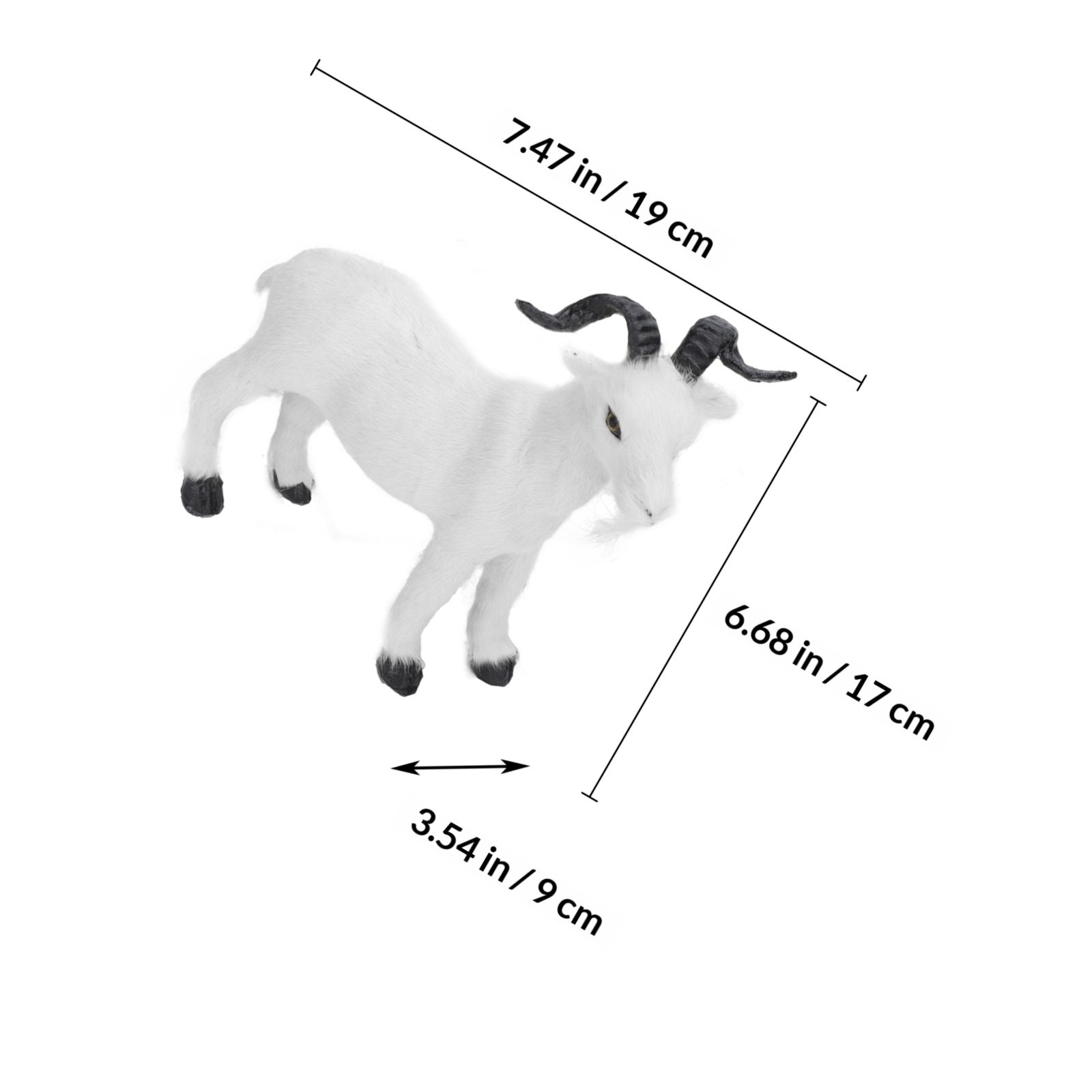 1Pcs Simulation Goat Realistic – Kids Education Learn Tv Bewertung und Preis