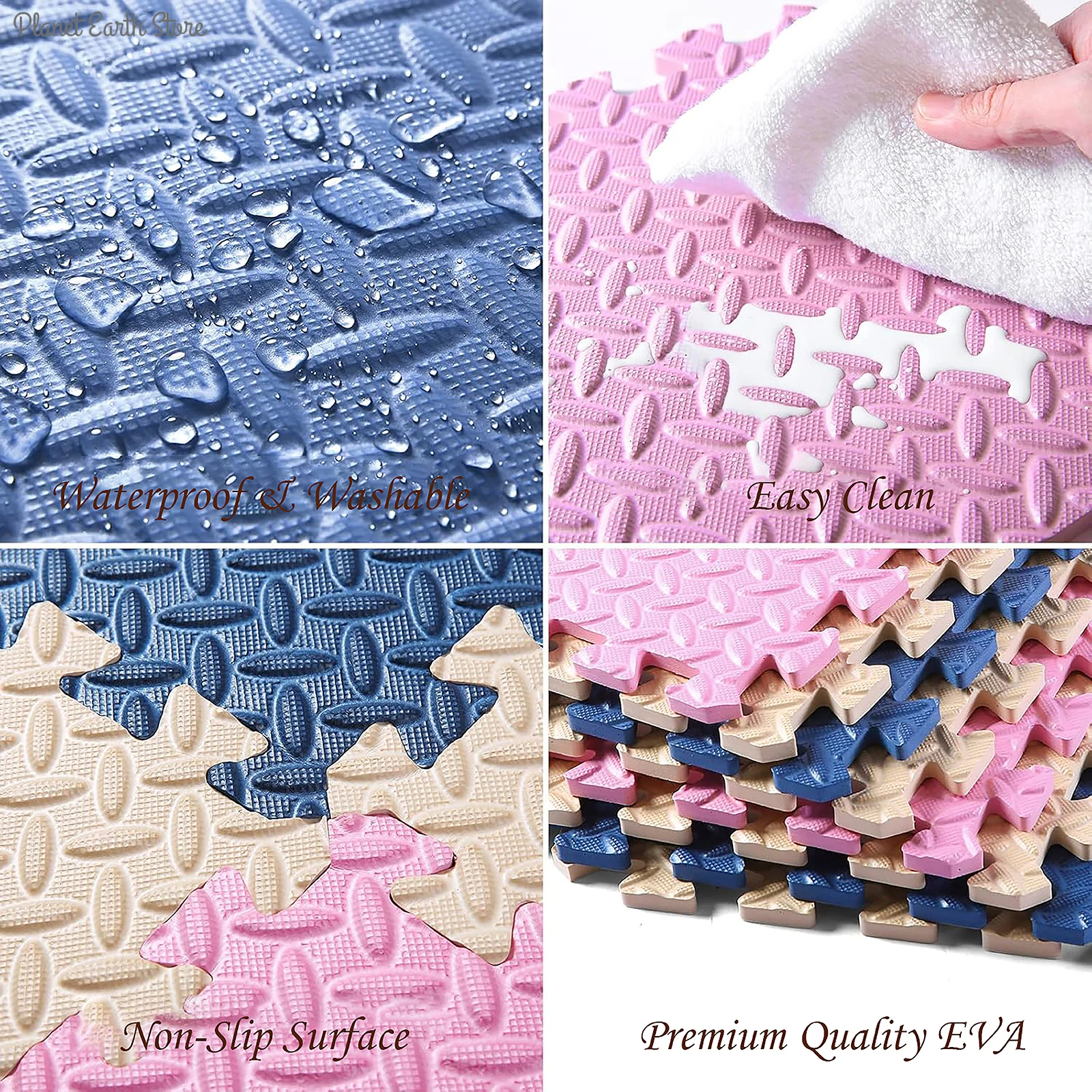 Foam Baby Play Mat Puzzle Mat  – Kids Education Rug Bewertung und Preis