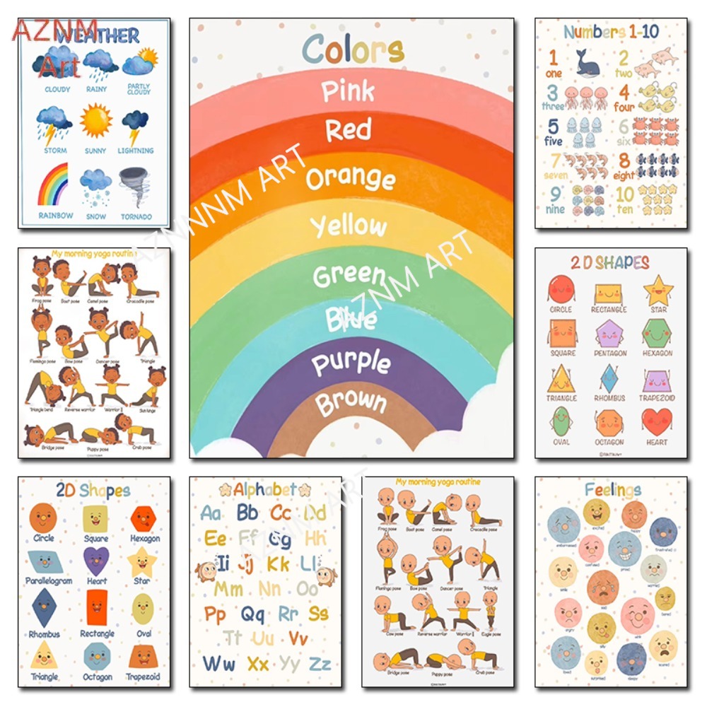 1PC ，Montessori Educational Ki – Kids Yoga Education Bewertung und Preis