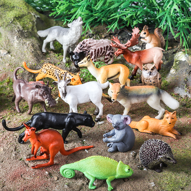 Oenux 16PCS Wild Animals Fores – Kangaroo Kids Education Bewertung und Preis