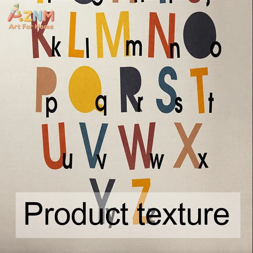 Rainbow Alphabet Poster Educat – Kids Education Picture Bewertung und Preis