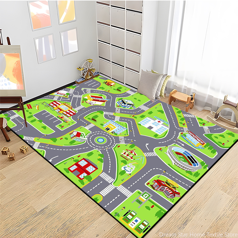 Kids Road Traffic Carpet Carto – Kids Education Rug Bewertung und Preis