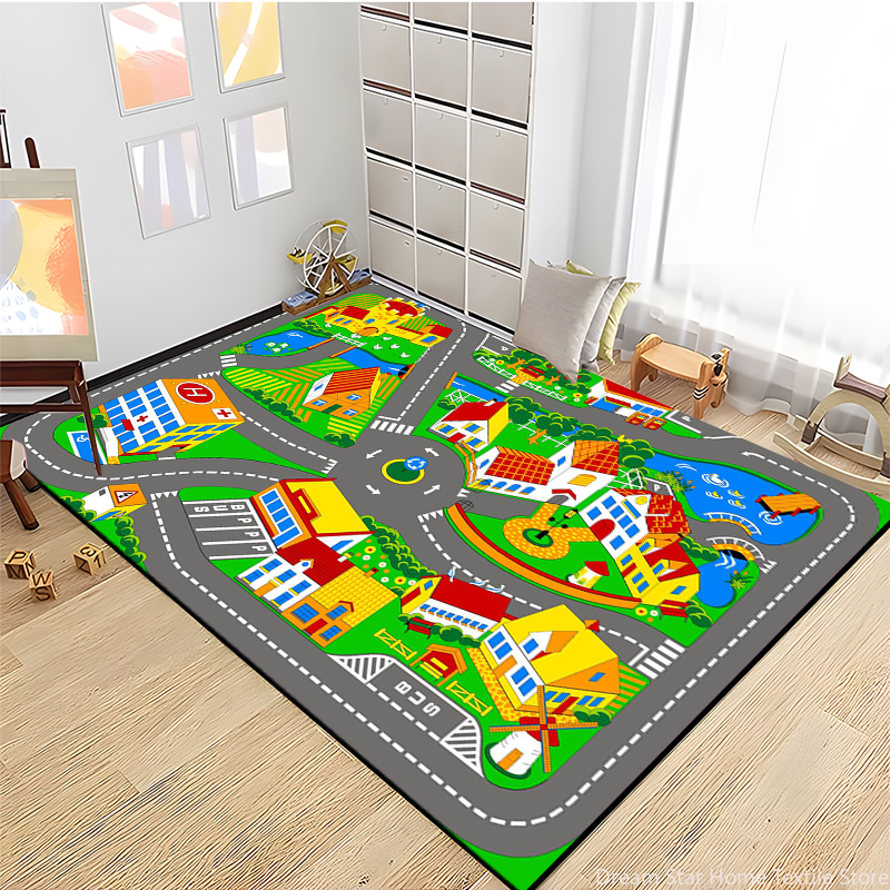 Kids Road Traffic Carpet Carto – Kids Education Rug Bewertung und Preis