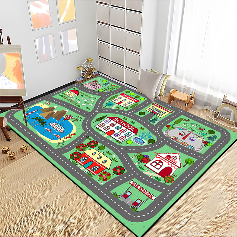 Kids Road Traffic Carpet Carto – Kids Education Rug Bewertung und Preis