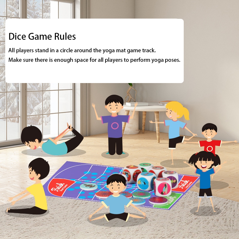 Yoga Dice Toy Fun Exercise Dic – Kids Yoga Education Bewertung und Preis