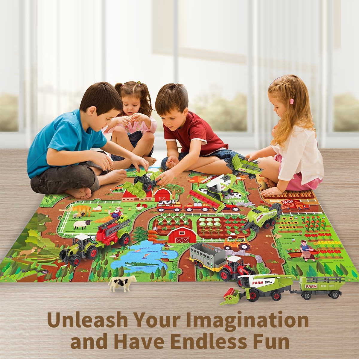Kids Dream Mat Happy Farm Acti – Kids Education Rug Bewertung und Preis