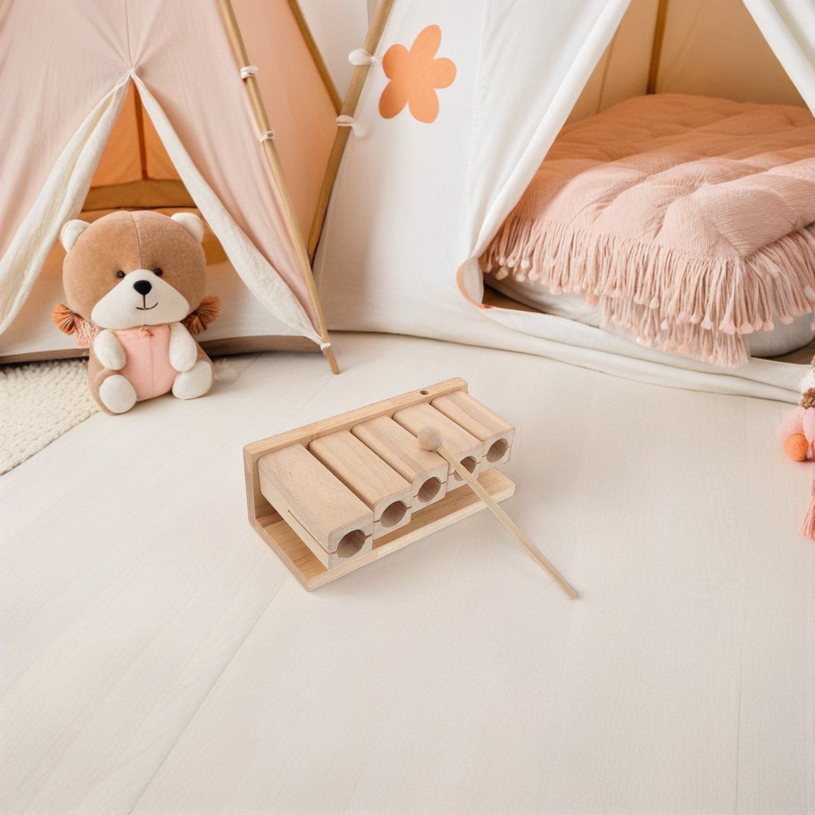 Wood Percussion Tones Hand Per – Kids Yoga Education Bewertung und Preis