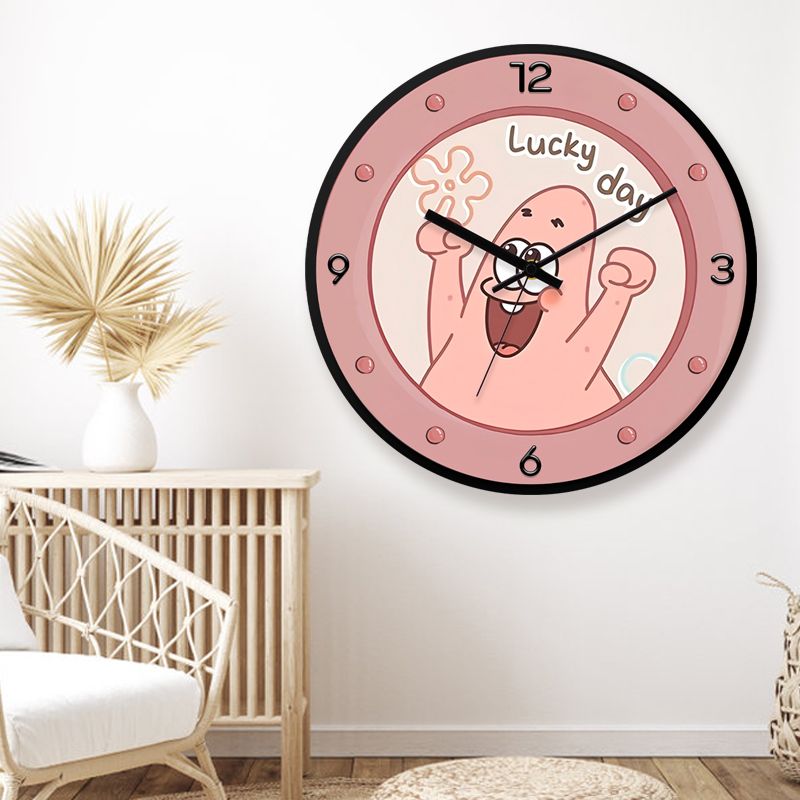 SpongeBo Round Silent Wall Clo – Kids Education Learn Tv Bewertung und Preis
