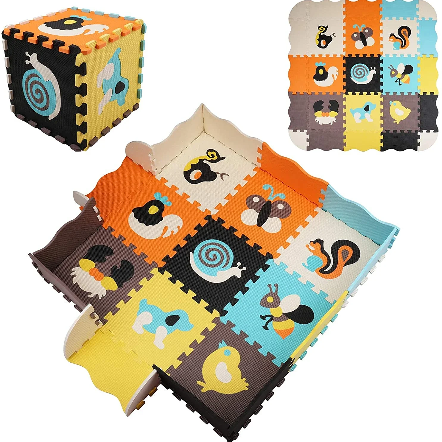 Animal Pattern Baby Play Mat P – Kids Yoga Education Bewertung und Preis