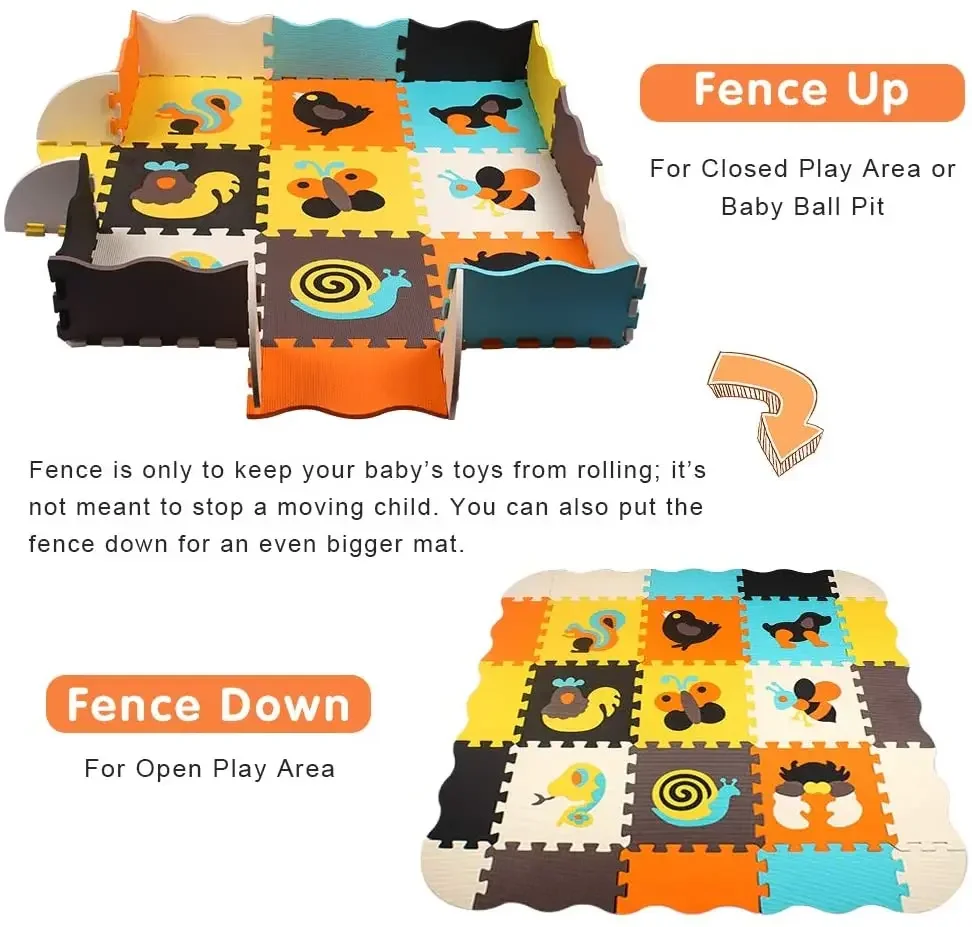 Animal Pattern Baby Play Mat P – Kids Yoga Education Bewertung und Preis